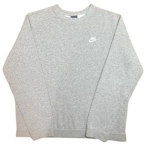 Nike Swoosh Pullover Long Sleeve Fleece Crewneck Sweater